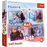 Puzzle 4in1 FROZEN 34323
