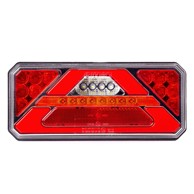 AMIO Stražnje LED svjetlo, multifunkcionalno, RCL-02-R, dinamičko, desno, crvena