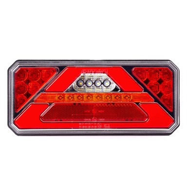 AMIO Stražnje LED svjetlo, multifunkcionalno, RCL-02-R, dinamičko, desno, crvena