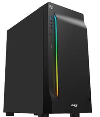 MS Kućište ARMOR V300 gaming, MIDI, ATX, window, crno, bez napajanja