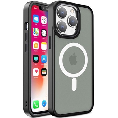 Maskica MagColor Case za MagSafe za Apple iPhone 15 Plus, crna