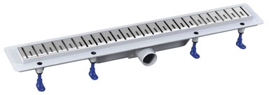POLYSAN Podni odvodni kanal s inox rešetkom, 710 mm, DN50