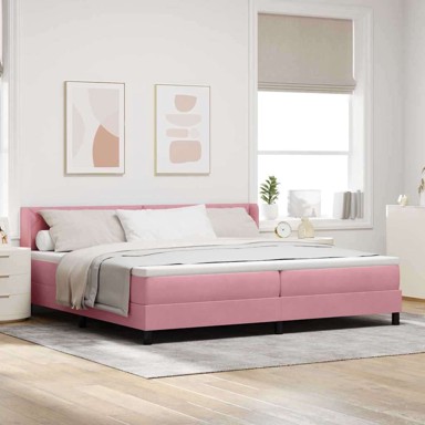 Boxspring krevet s oprugama i madracem, crni, 100x200 cm