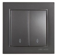 THOR Prekidač izmjenični dupli, antracit