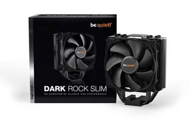 BE QUIET Hladnjak za računalo Dark Rock 4 Slim, za Intel i AMD, crni
