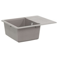 Umivaonik, 560x460 mm, 80% kvarc i 20% smola, siva
