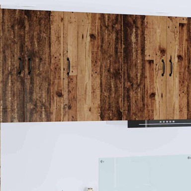 Zidni kuhinjski ormarić s policom 50 x 31 x 80 cm, staro drvo