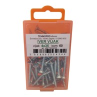 Vijak za drvo, 4.0x35 mm, 60 kom