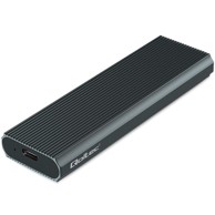 QOLTEC Kućište za SSD M.2 NVMe PCIe, USB 3.1, 10 Gb/s, grafit