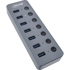 INLINE USB čvorište 35395D, sivo