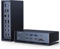 IVANKY Priključna stanica FusionDock Max, 20 u 1, dual TB4, quad 6K, 7 x USB 10 Gbps, 2.5GbE, 96 W PD, SD/TF, 40 Gbps