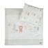 ROBA Dječja posteljina Woodland Buddies 80x80 cm, svijetlo zelena