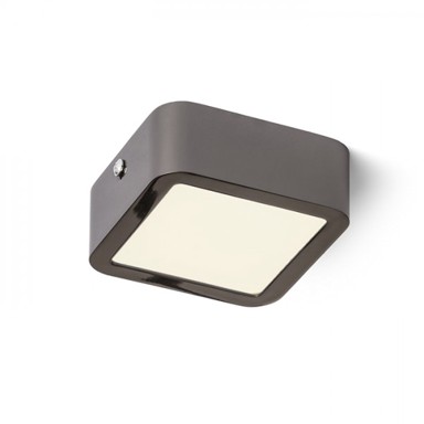 HUE Lampa, stropna, SQ 9, 230V, LED 6W, 3000K, crni krom