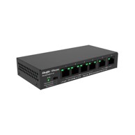 REYEE Switch RG-ES106D-P V2, crni, 10/100/1000 Mbps, 4xPoE, 6-port