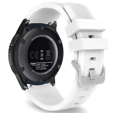 BStrap Silicone Sport remen za Huawei Watch GT 42mm, white