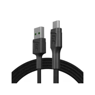 GREEN CELL Kabel USB, KABGC20, USB 2.0, USB-A na Micro-USB B, duljina 1,2 m, crna