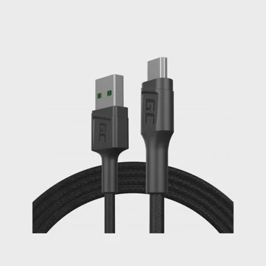 GREEN CELL Kabel USB, KABGC20, USB 2.0, USB-A na Micro-USB B, duljina 1,2 m, crna