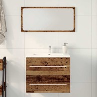 Ormarić za umivaonik u kupaonici 60 x 38,5 x 48 cm, inženjersko drvo, staro drvo