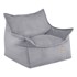 PLUSH NEST Dječja fotelja Roya, premium kord, siva