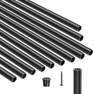 VEVOR Stubište Balusteri Okruži Cijev 19x813 mm Crna