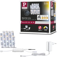 PAULMANN Pametna LED traka MaxLED 250 Smart Home Zigbee 78868, 1,5 m, IP44, 8 W, 405 lm, srebrna