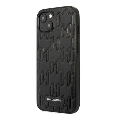 KARL LAGERFELD Futrola Monogram Plaque, za iPhone 13 Mini, crna