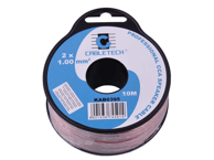 CABLETECH Automobilski kabel shuttle 2 x 1,0 mm 10 m, proziran