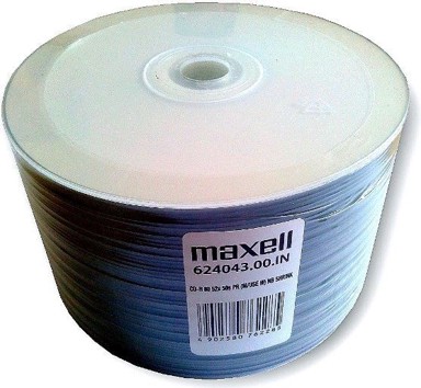 MAXELL CD-R medij, 52×, 700 MB, cake, 50 kom