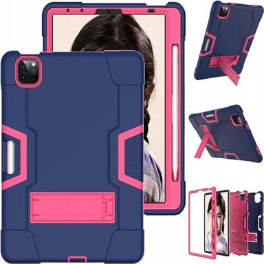 NIKCORP Zaštitna maska iPad Pro 12.9, tamnoplavo-ružičasta