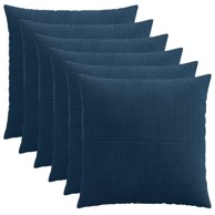 ALMELO Presvlake za jastuke 6 kom. 55 x 55 cm, mornarsko plave