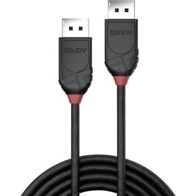 LINDY DisplayPort kabel 36490, 0,5 m, crni