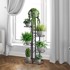 MODERNHOME metalni stalak za cvijeće, crna 