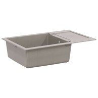 Umivaonik, 780x500 mm, 80% kvarc i 20% smola, siva