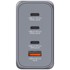 VERBATIM Punjač GNC-200, GaN, 200W, 2×USB-C PD 100W + 1×USB-C PD 65W + 1×USB-A QC 3.0 (EU/UK/US)