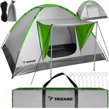 TRIZAND Kamping šator Montana za 4 osobe s predvorjem