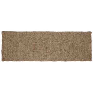 Tepih, dimenzije 60 × 200 cm, juta, siva