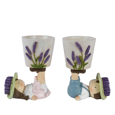 Tegla Lavanda, PVC, 15.5x10.5x19 cm