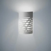 FOSCARINI Zidna lampa Tress Piccola, bijela