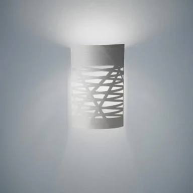 FOSCARINI Zidna lampa Tress Piccola, bijela
