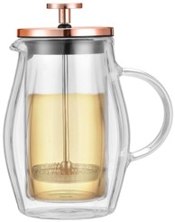 KLAUSBERG French press 0,35 L staklo i bakar