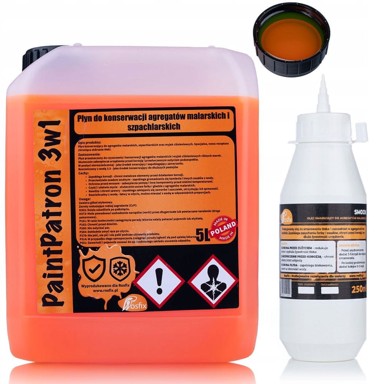ROSFIX Set servisnih sredstava za airless uređaj, ulje 0,25 l i sredstvo 3u1 5 l