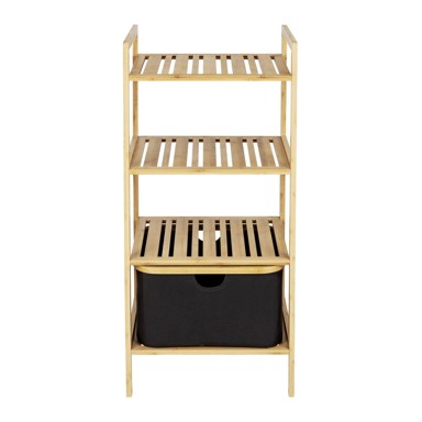 WENKO Kupaonska polica, 44x93,5 cm, od crnog bambusa