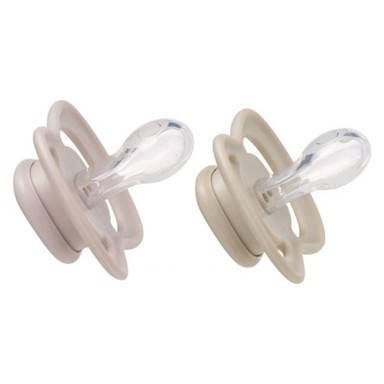 B.BOX Duda varalica, silikon, ružičasta/bež, 2/1