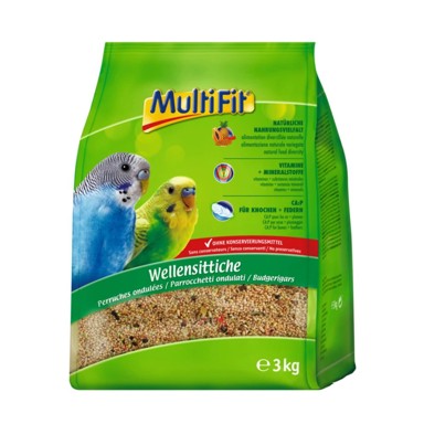 MULTIFIT Hrana za ptice Budgie, 3 kg