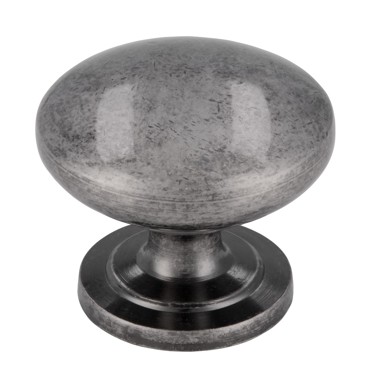 SIRO Ručka za namještaj okrugla srebro antik