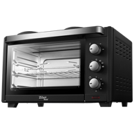 ZILAN Mini pećnica ZLN0997, 3200 W, 28 l, gril, 2 strujne ploče, crna