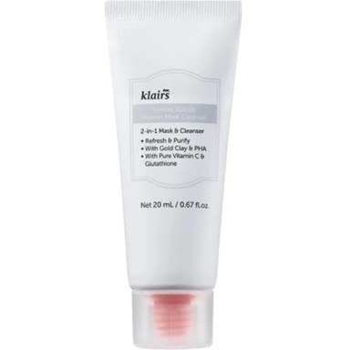 KLAIRS Čisteća maska-pjena za lice Freshly Juiced Vitamin Mask Cleanser MINI 20 ml