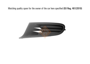 ISAM Maska branika VW Golf 6, crna, prednja lijeva, bez maglenke, 0935717