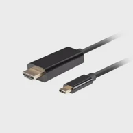 LANBERG USB-C na HDMI kabel, 3m, 4K, 60Hz, crni