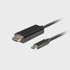 LANBERG USB-C na HDMI kabel, 3m, 4K, 60Hz, crni
